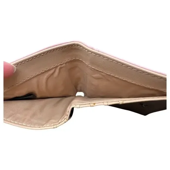 Guess Pink Leather Bifold Wallet Card Holder Coin Purse Los Angeles - Picture 5 of 9